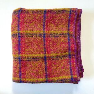 Vintage Wool Throw Blanket